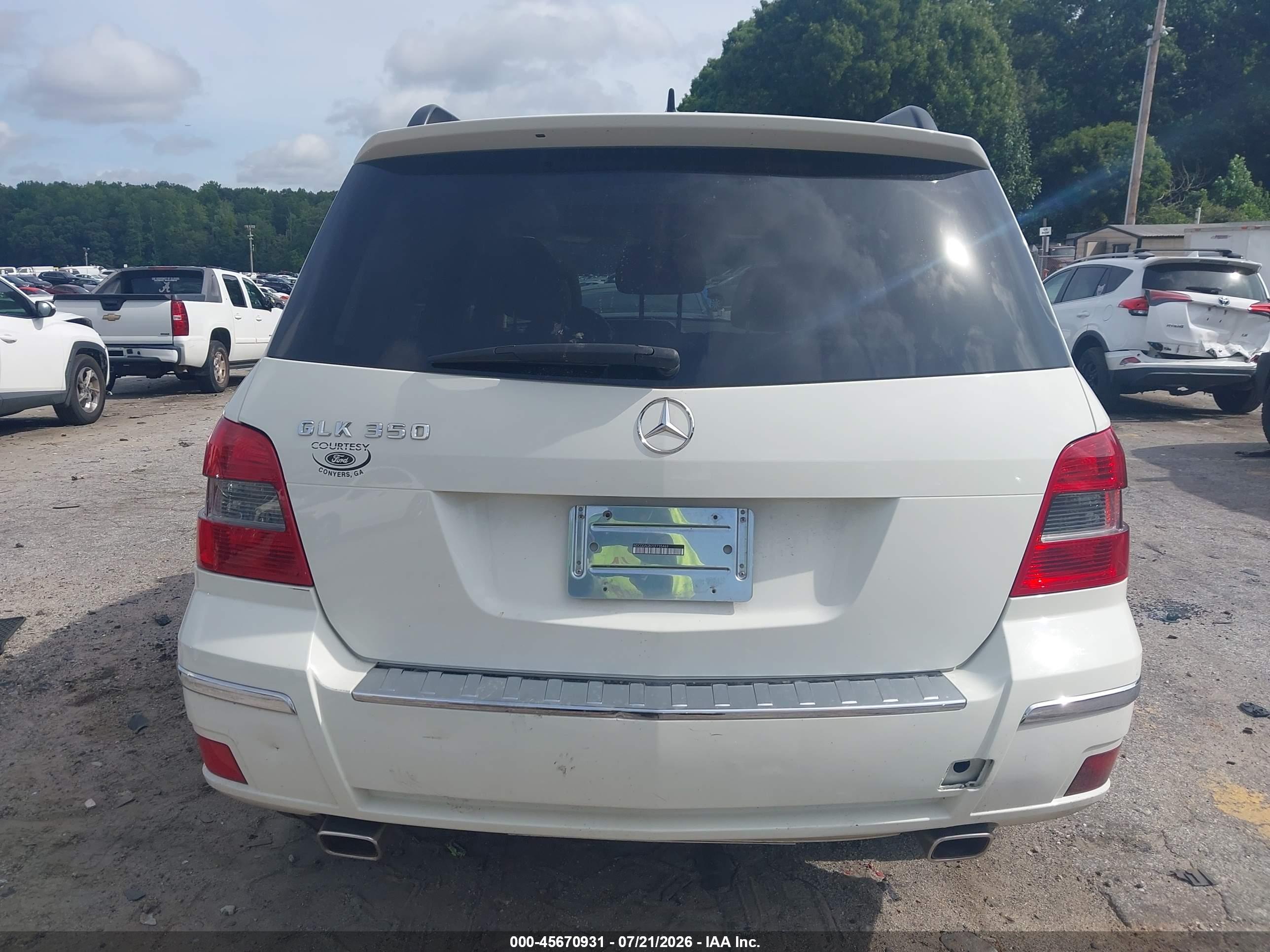 2012 MERCEDES-BENZ GLK 350 GLK350