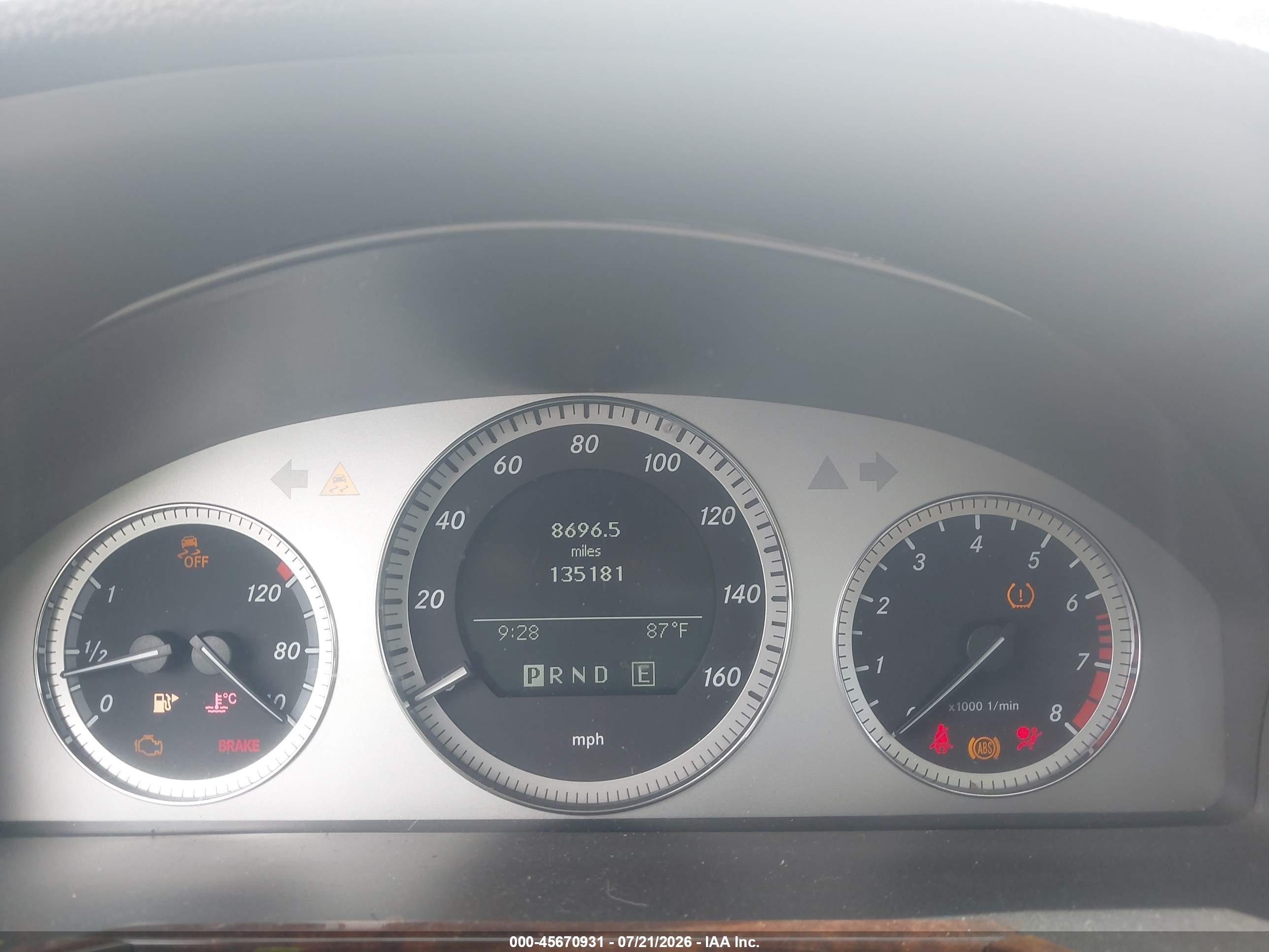 2012 MERCEDES-BENZ GLK 350 GLK350