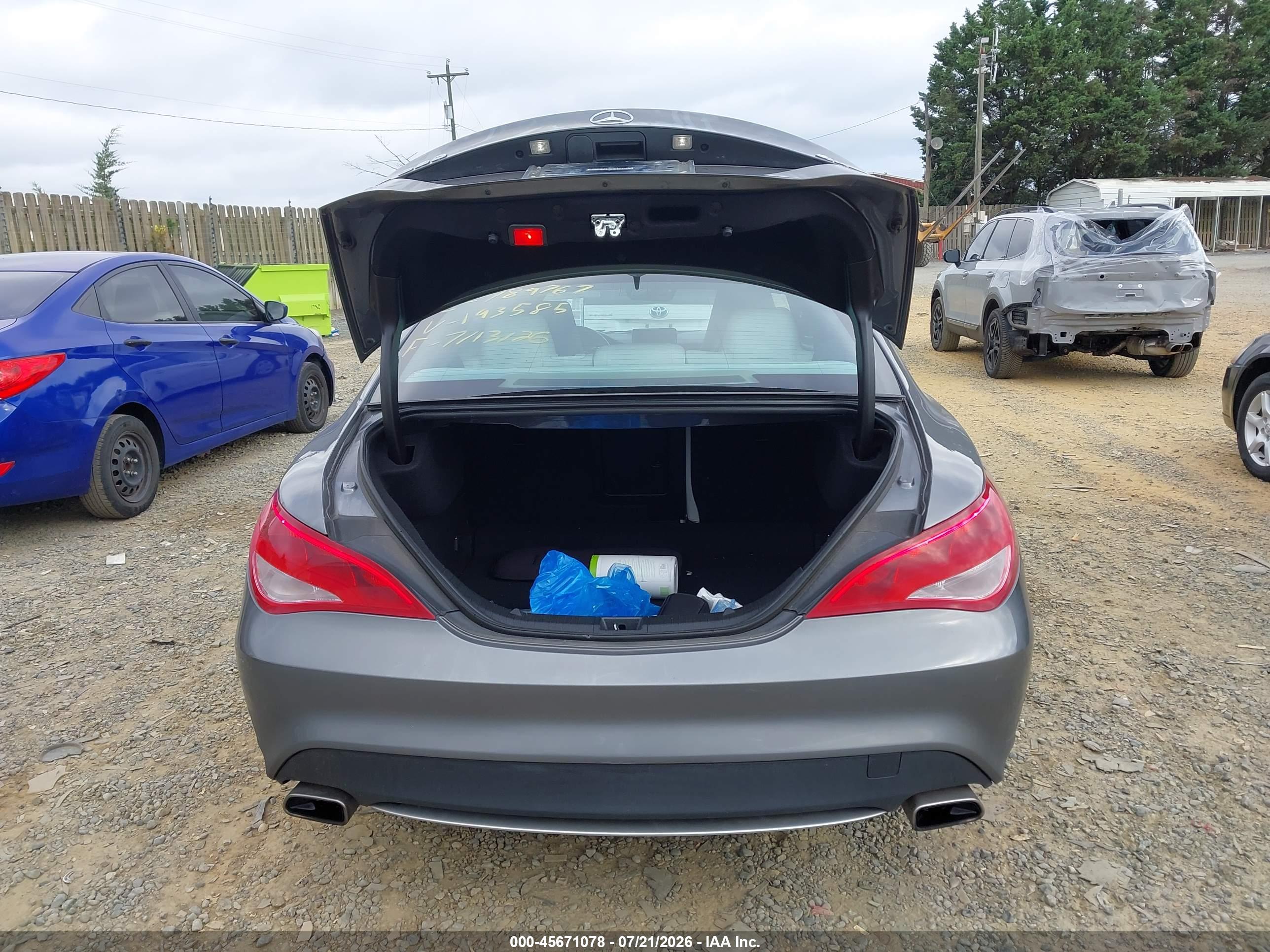 2015 MERCEDES-BENZ CLA 250 CLA250 4 MATIC