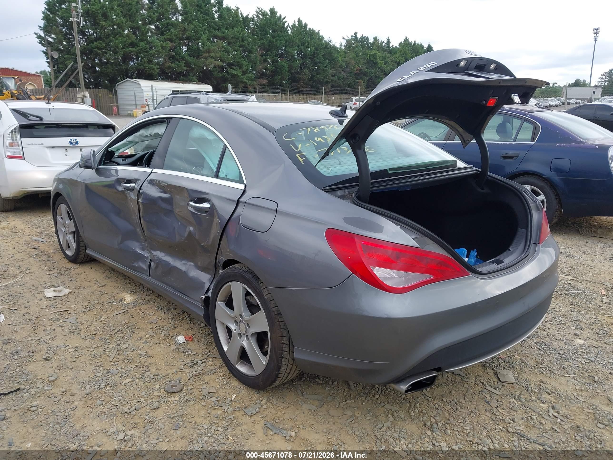 2015 MERCEDES-BENZ CLA 250 CLA250 4 MATIC
