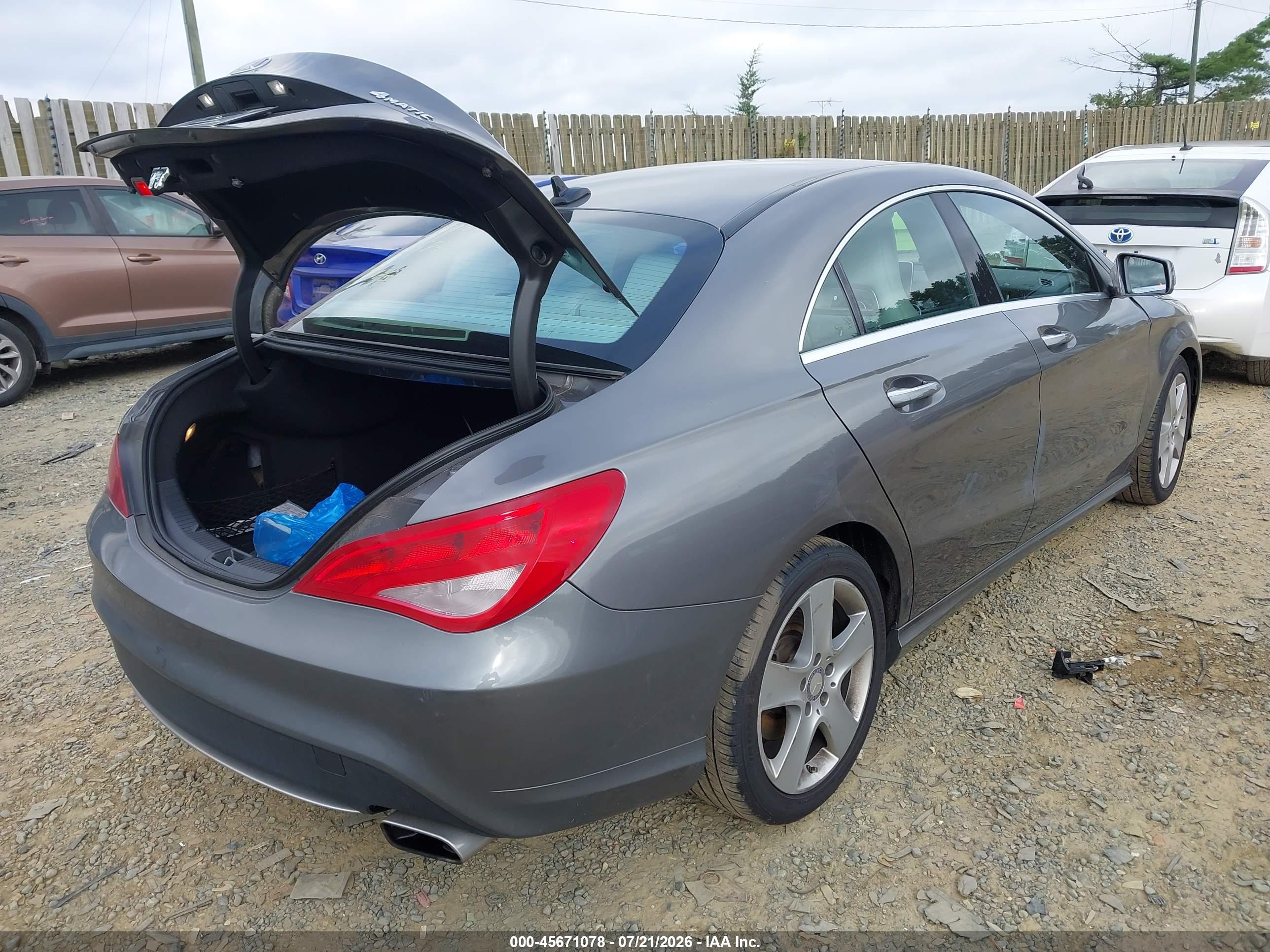 2015 MERCEDES-BENZ CLA 250 CLA250 4 MATIC