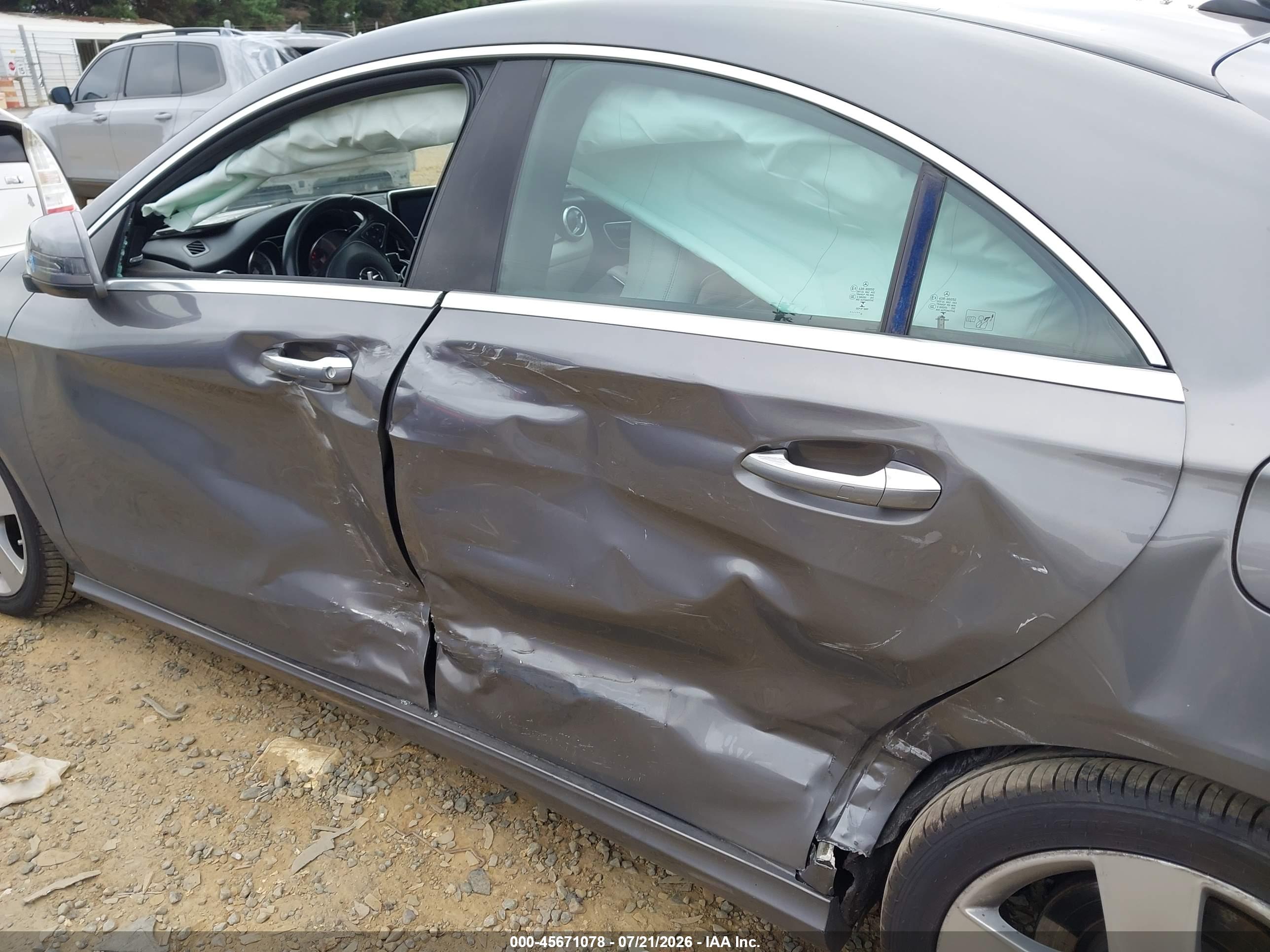 2015 MERCEDES-BENZ CLA 250 CLA250 4 MATIC