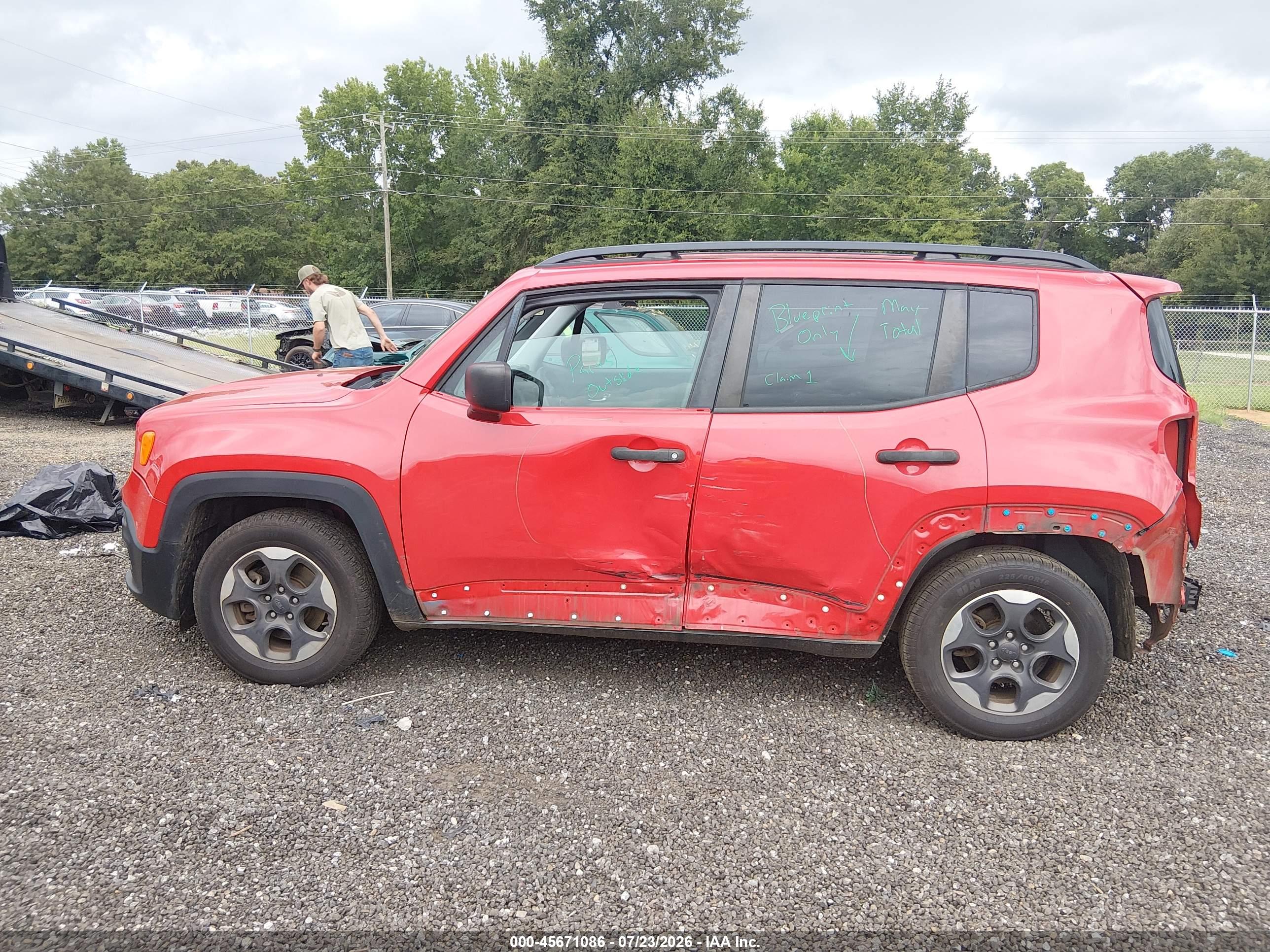 2018 JEEP RENEGADE SPORT FWD