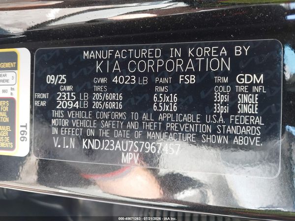 2025 KIA SOUL LX
