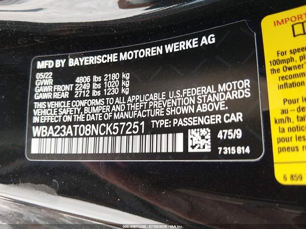 2022 BMW 430I