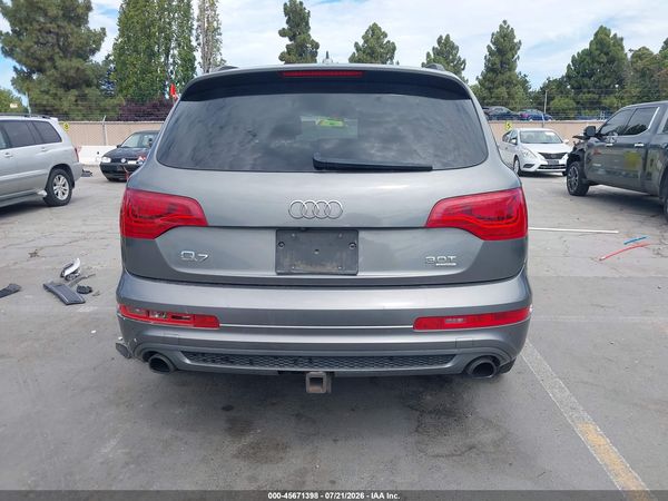 2015 AUDI Q7 3.0T S LINE PRESTIGE