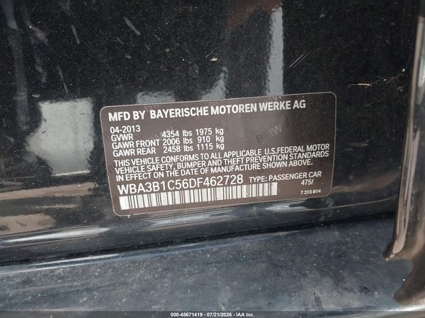 2013 BMW 320I SA