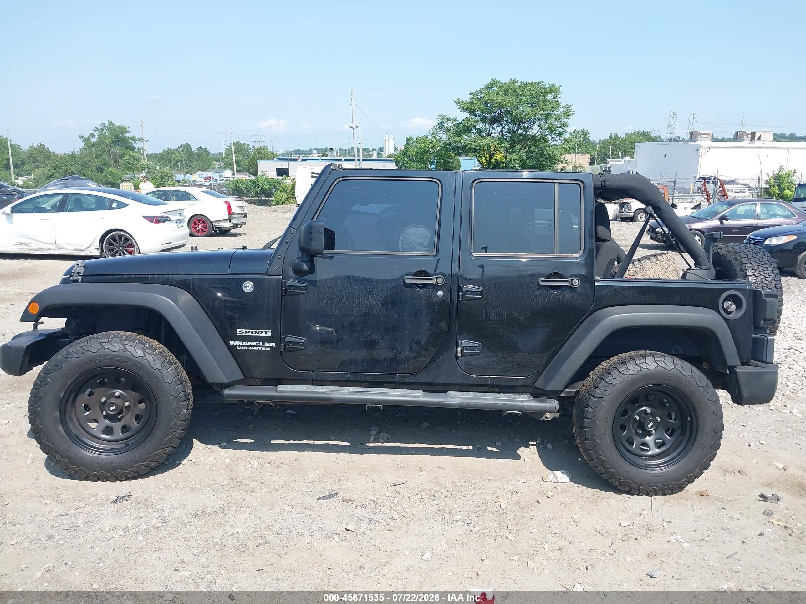 2017 JEEP WRANGLER UNLIMITED SPORT