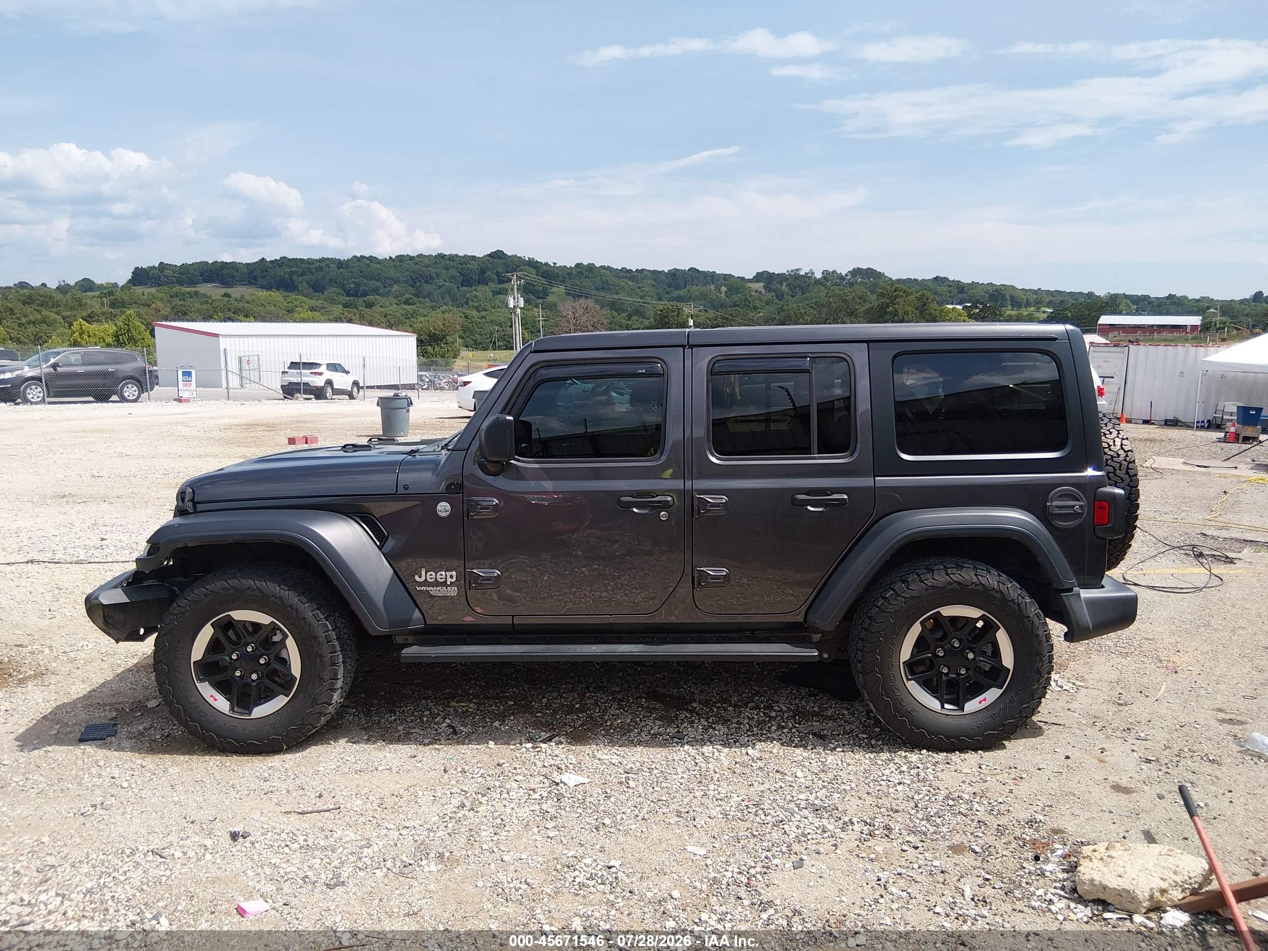 2020 JEEP WRANGLER UNLIMITED SPORT S 4X4