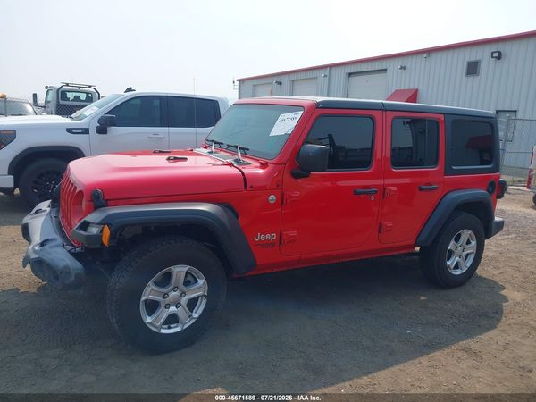2019 JEEP WRANGLER UNLIMITED SPORT S 4X4