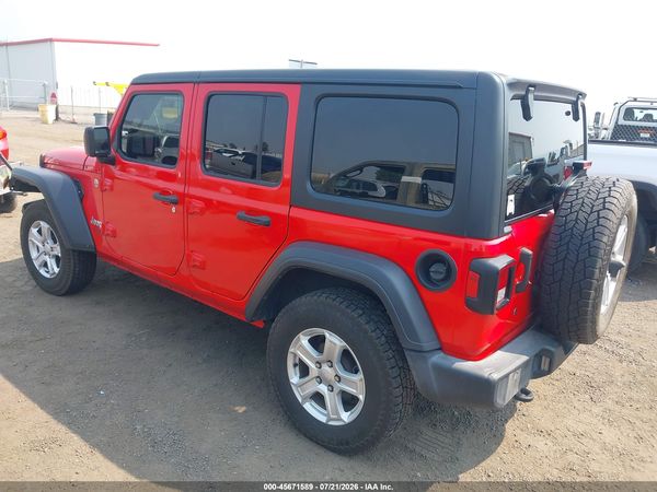 2019 JEEP WRANGLER UNLIMITED SPORT S 4X4