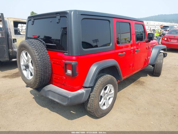 2019 JEEP WRANGLER UNLIMITED SPORT S 4X4