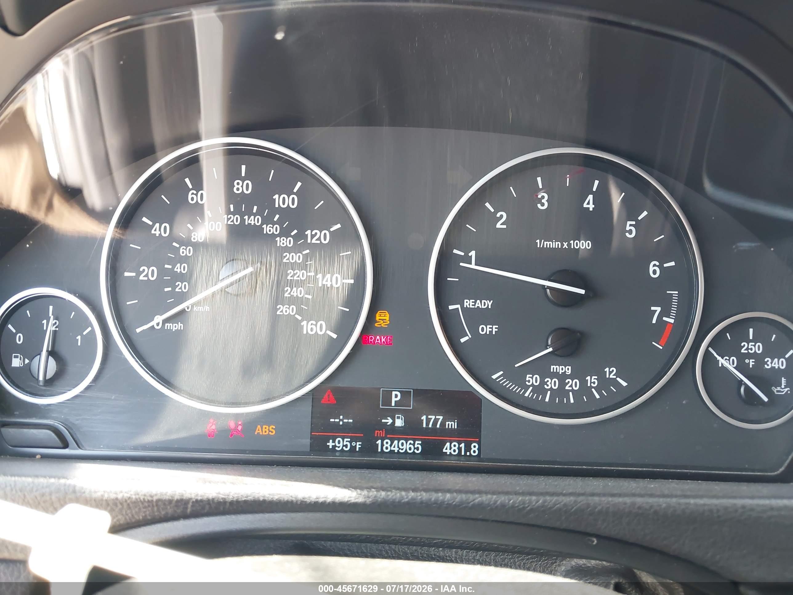 2016 BMW 320I