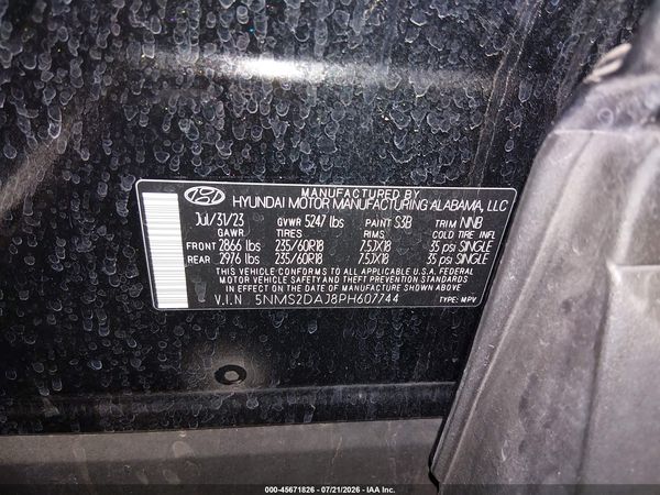 2023 HYUNDAI SANTA FE SEL