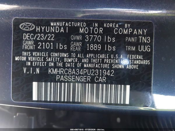 2023 HYUNDAI VENUE LIMITED