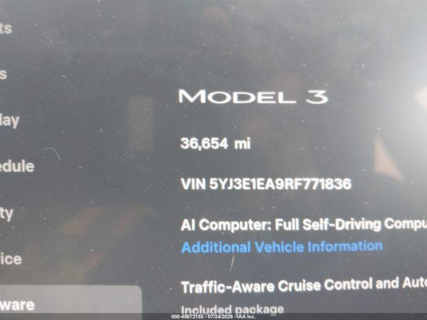 2024 TESLA MODEL 3