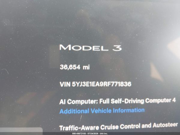 2024 TESLA MODEL 3