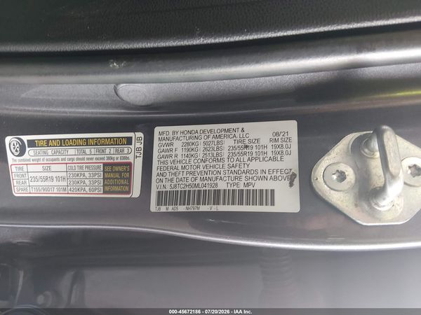 2021 ACURA RDX TECHNOLOGY PACKAGE