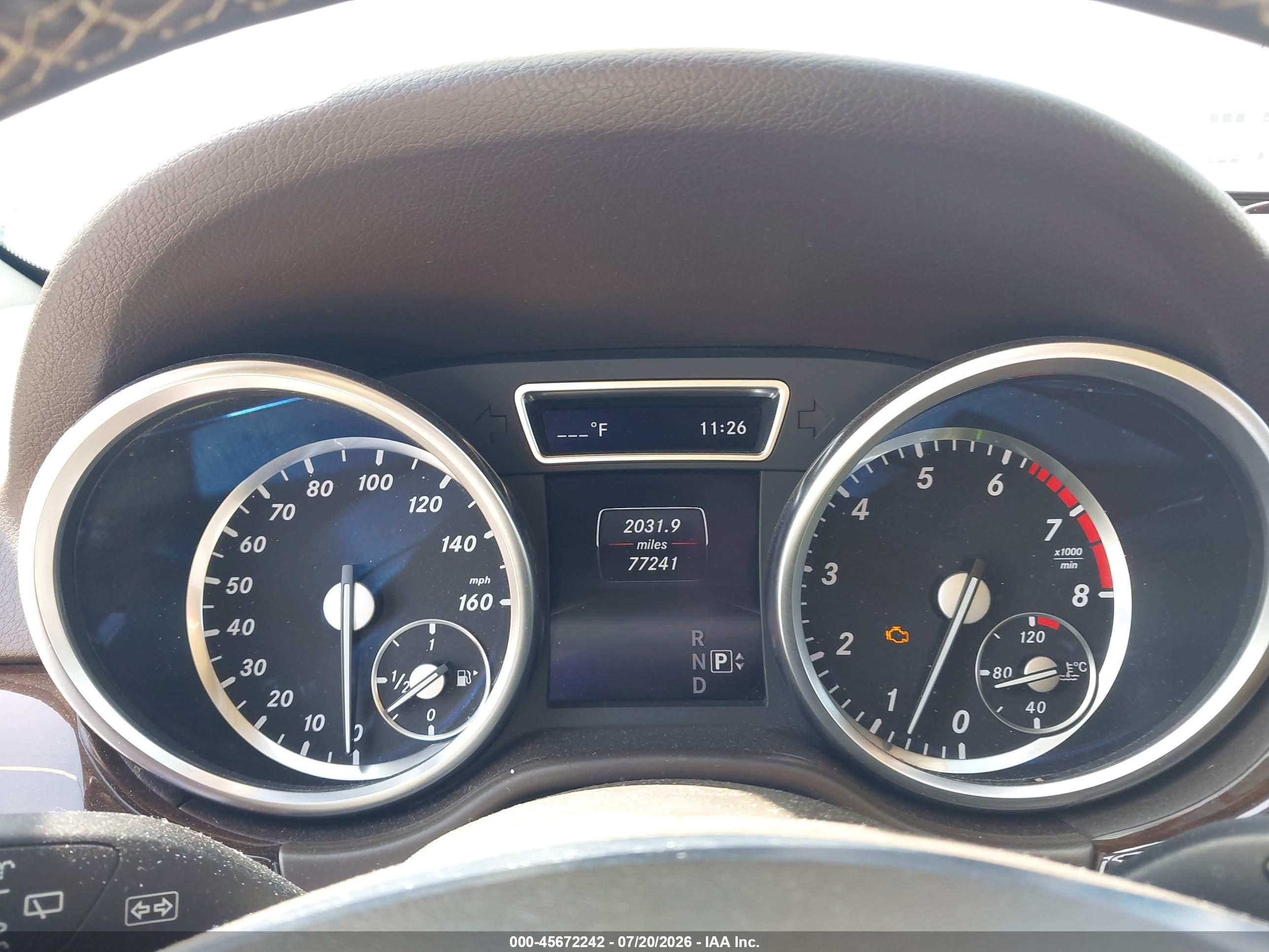 2015 MERCEDES-BENZ ML 350 ML350