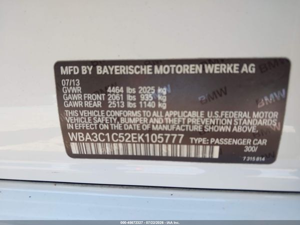 2014 BMW 328I