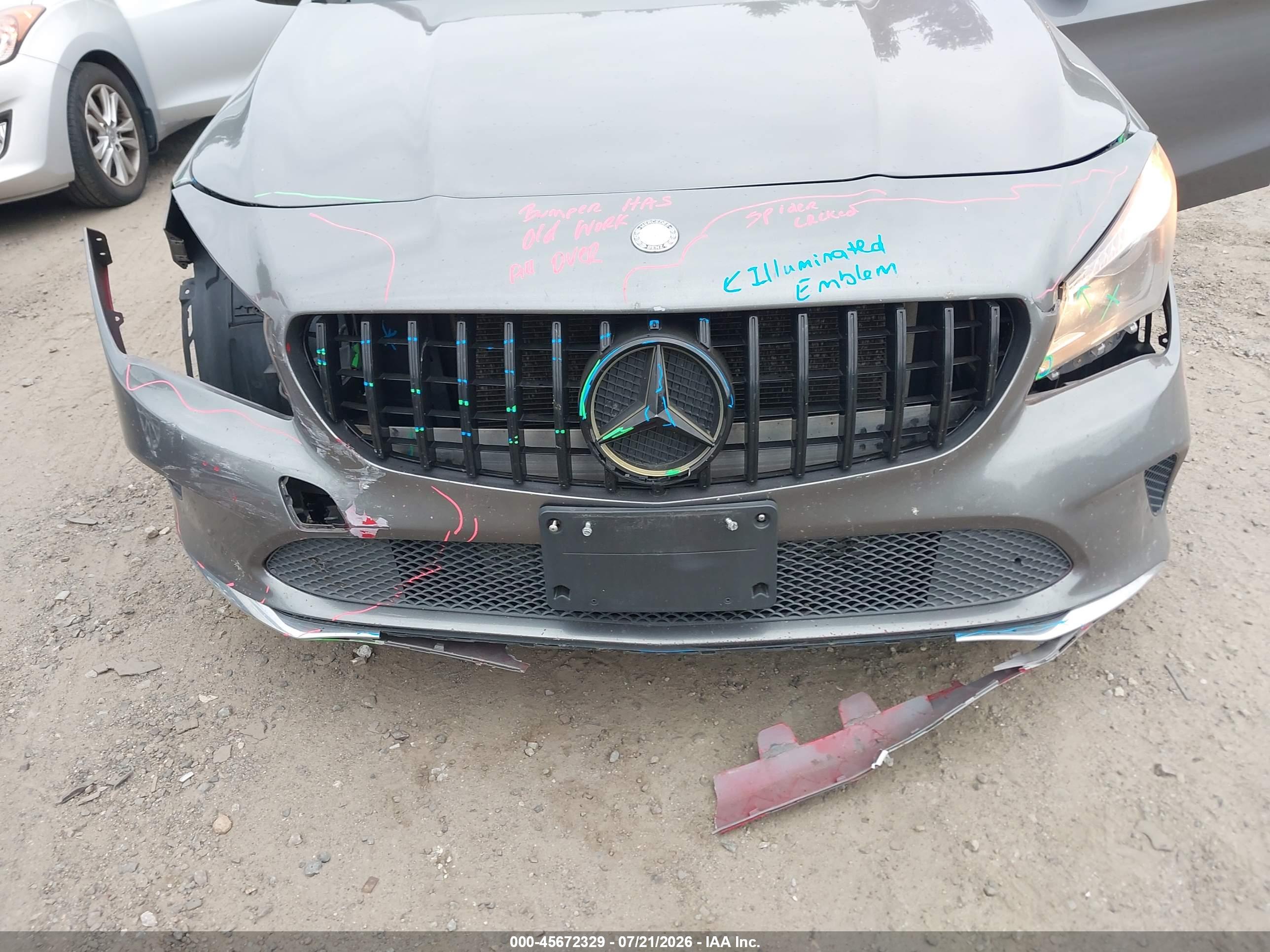 2018 MERCEDES-BENZ CLA 250 4MATIC