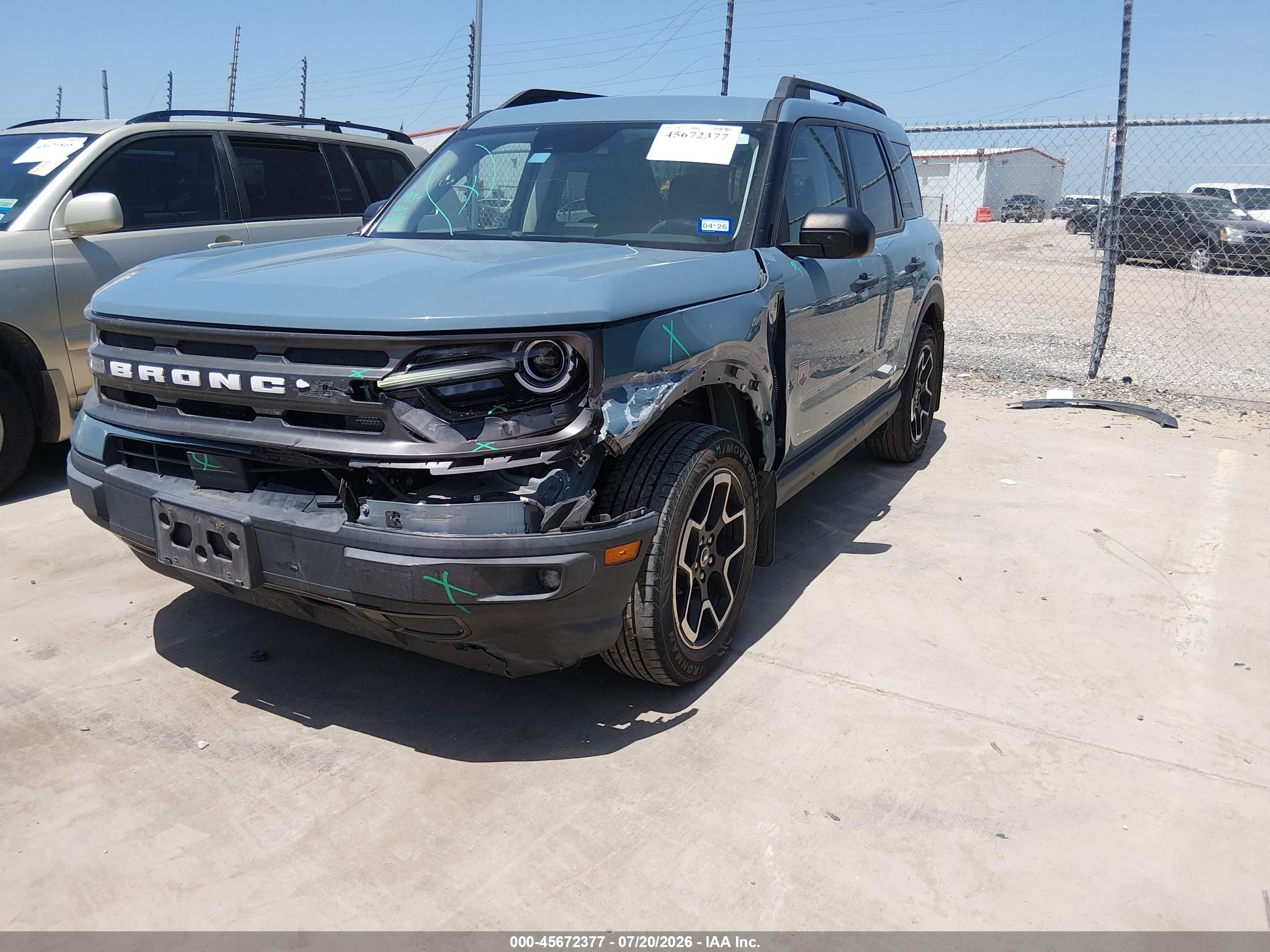 2021 FORD BRONCO SPORT BIG BEND — I2