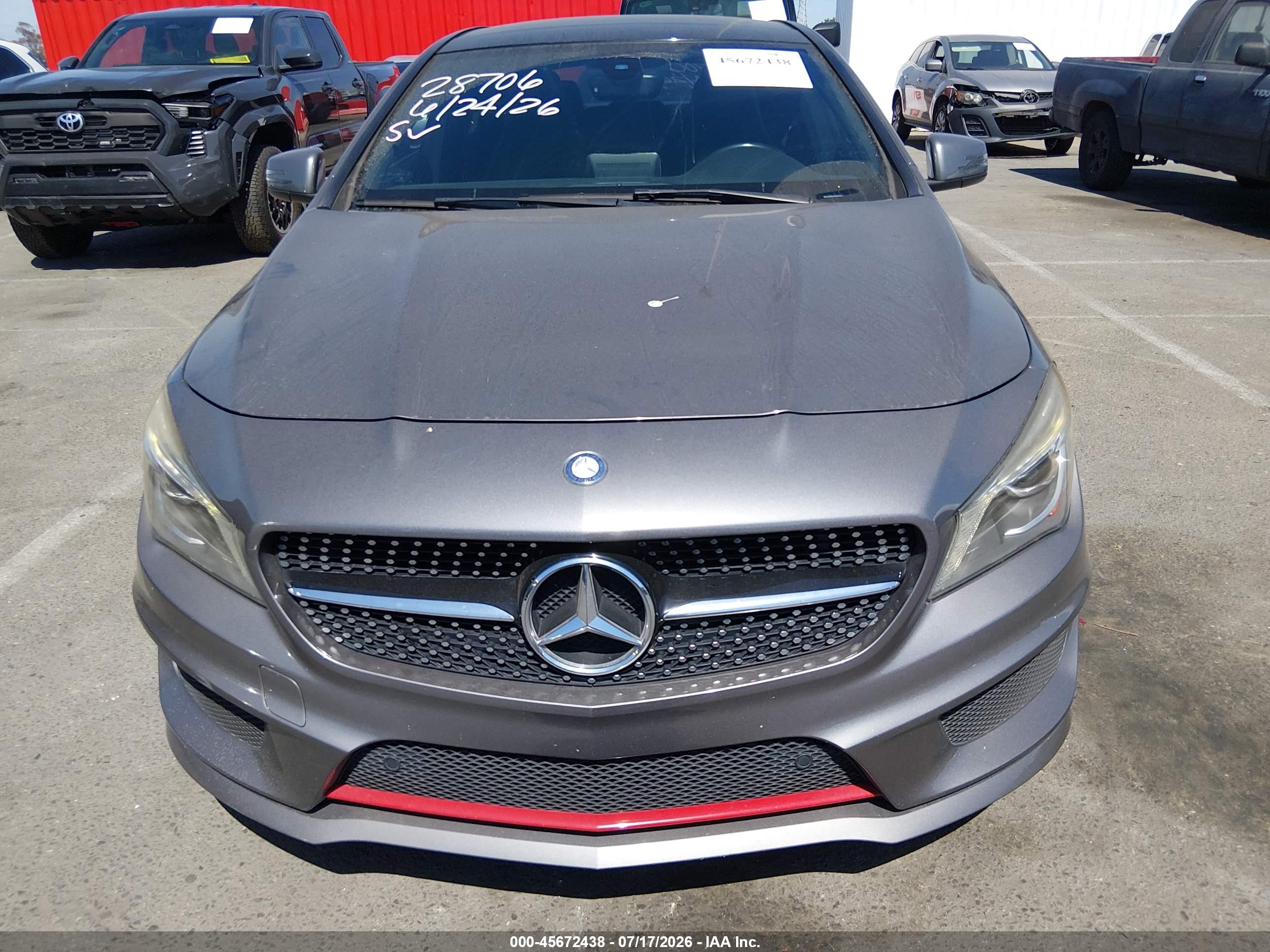 2016 MERCEDES-BENZ CLA 250 CLA250