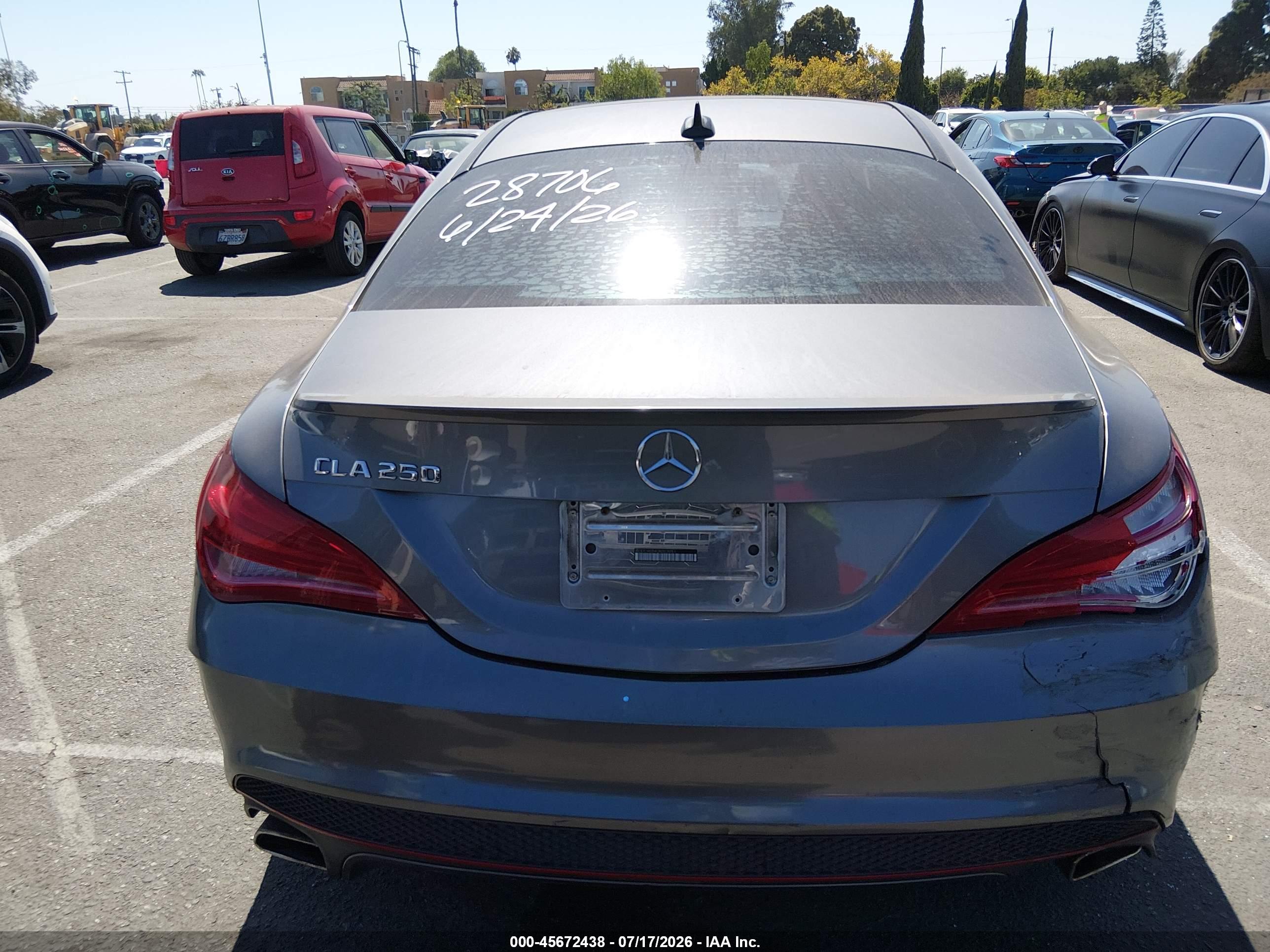 2016 MERCEDES-BENZ CLA 250 CLA250