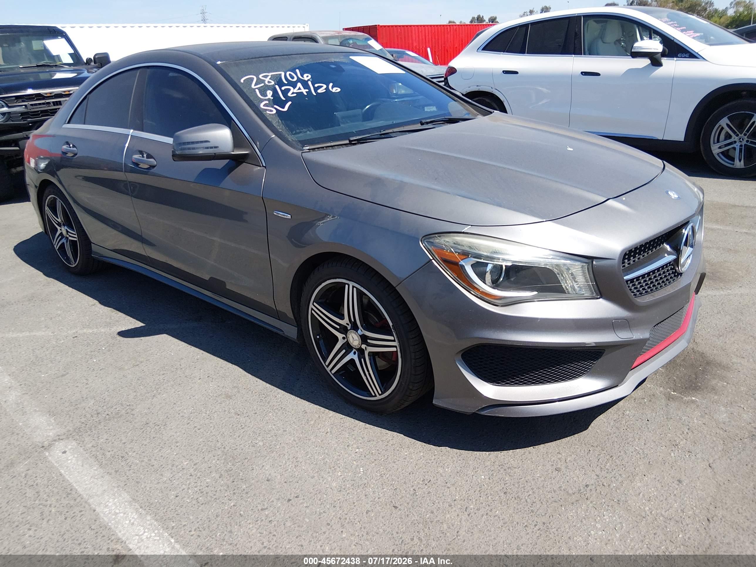 2016 MERCEDES-BENZ CLA 250 CLA250