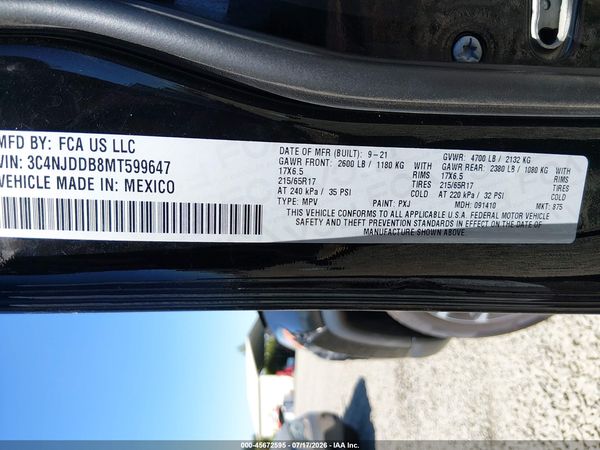 2021 JEEP COMPASS TRAILHAWK 4X4