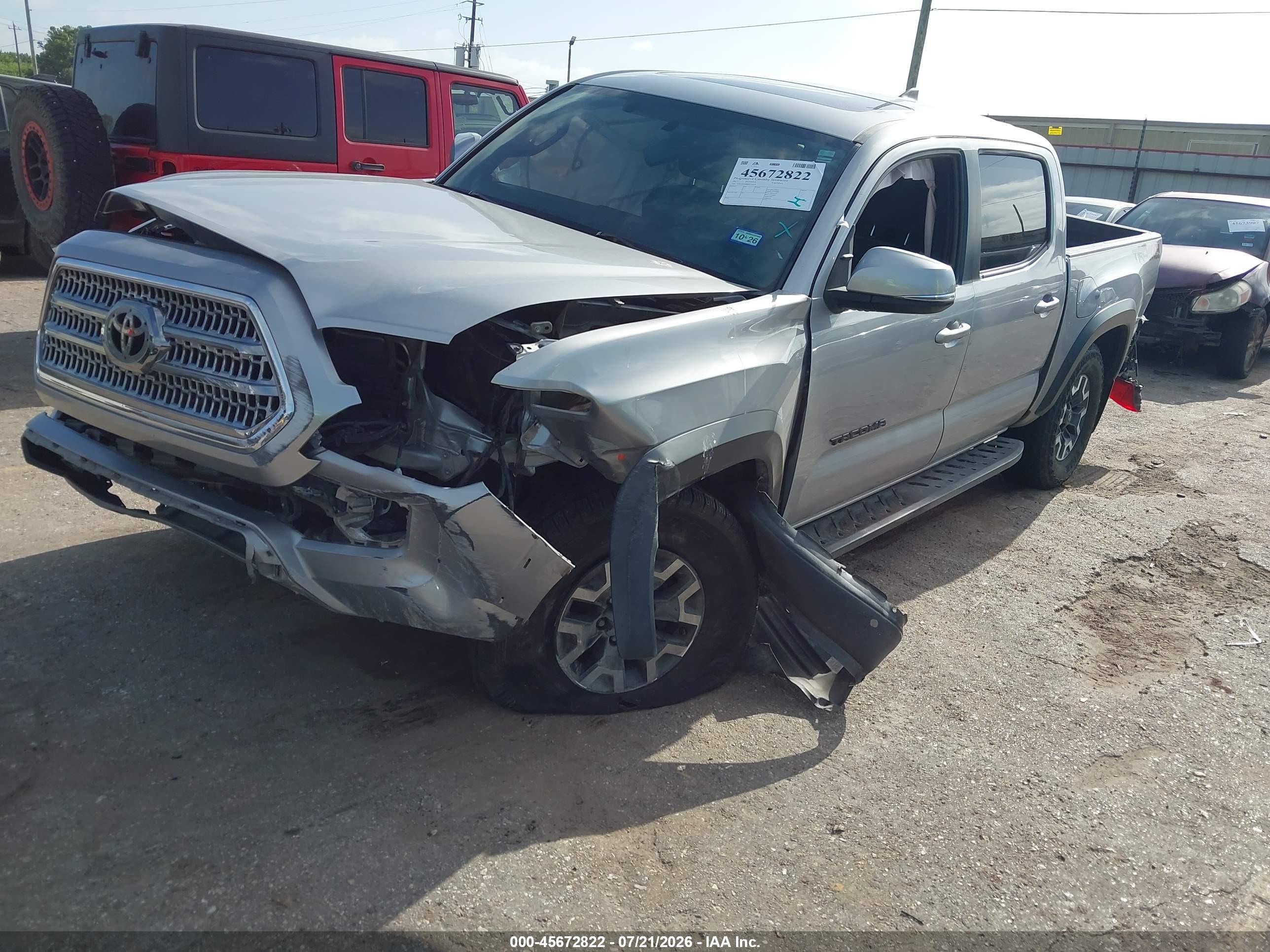 2017 TOYOTA TACOMA TRD OFF ROAD — I2