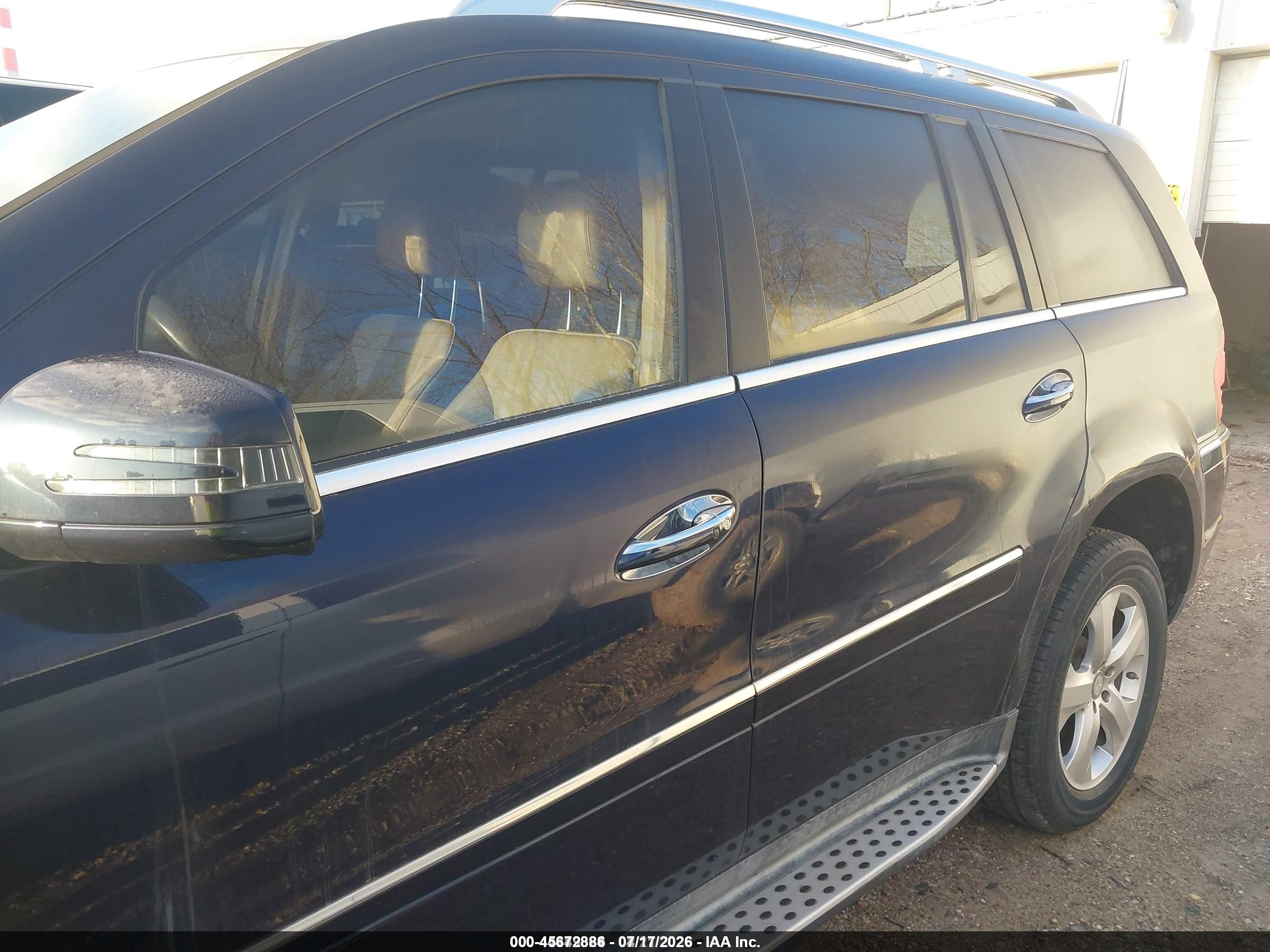 2012 MERCEDES-BENZ GL 450 GL450 4-MATIC