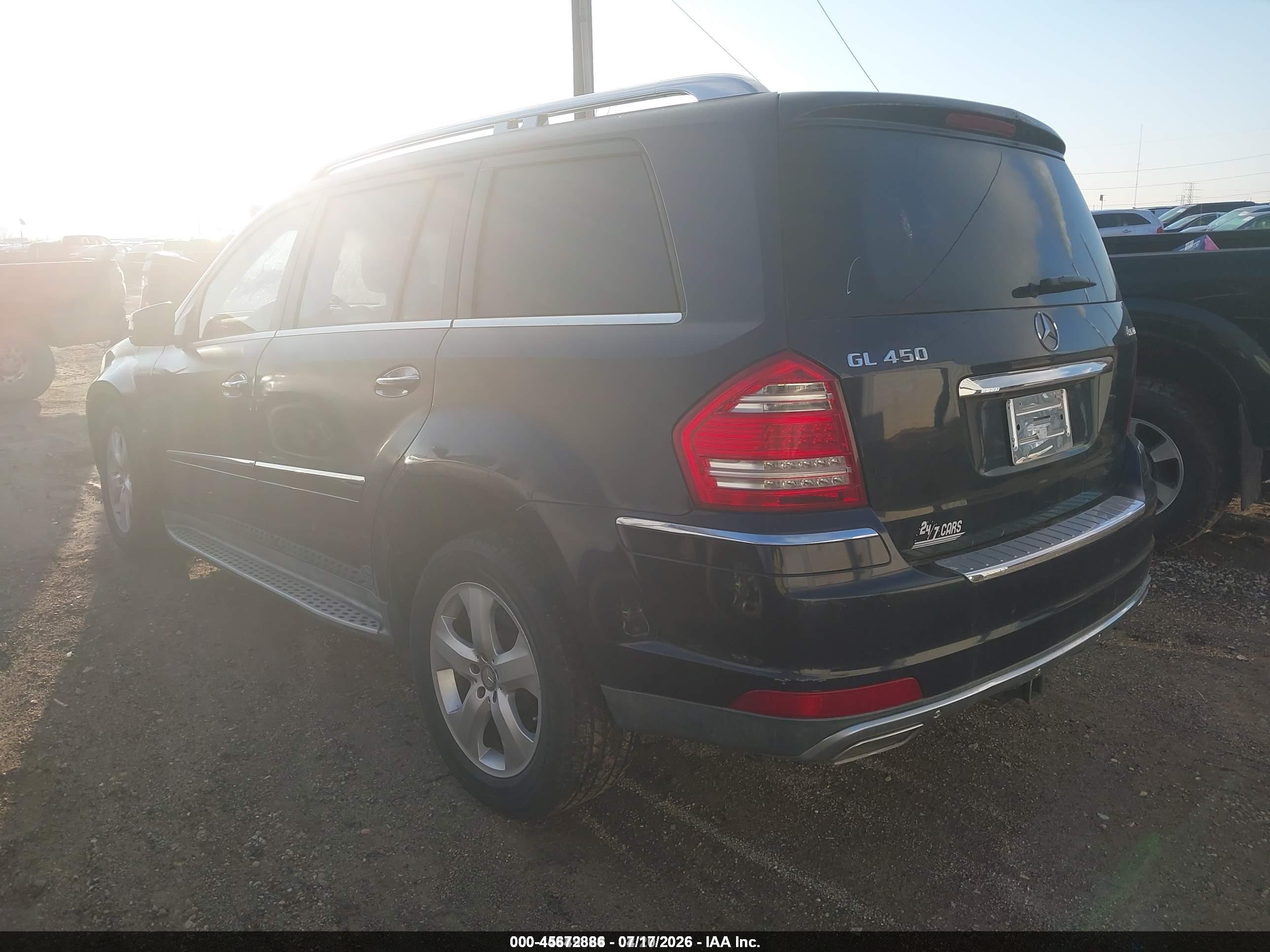 2012 MERCEDES-BENZ GL 450 GL450 4-MATIC