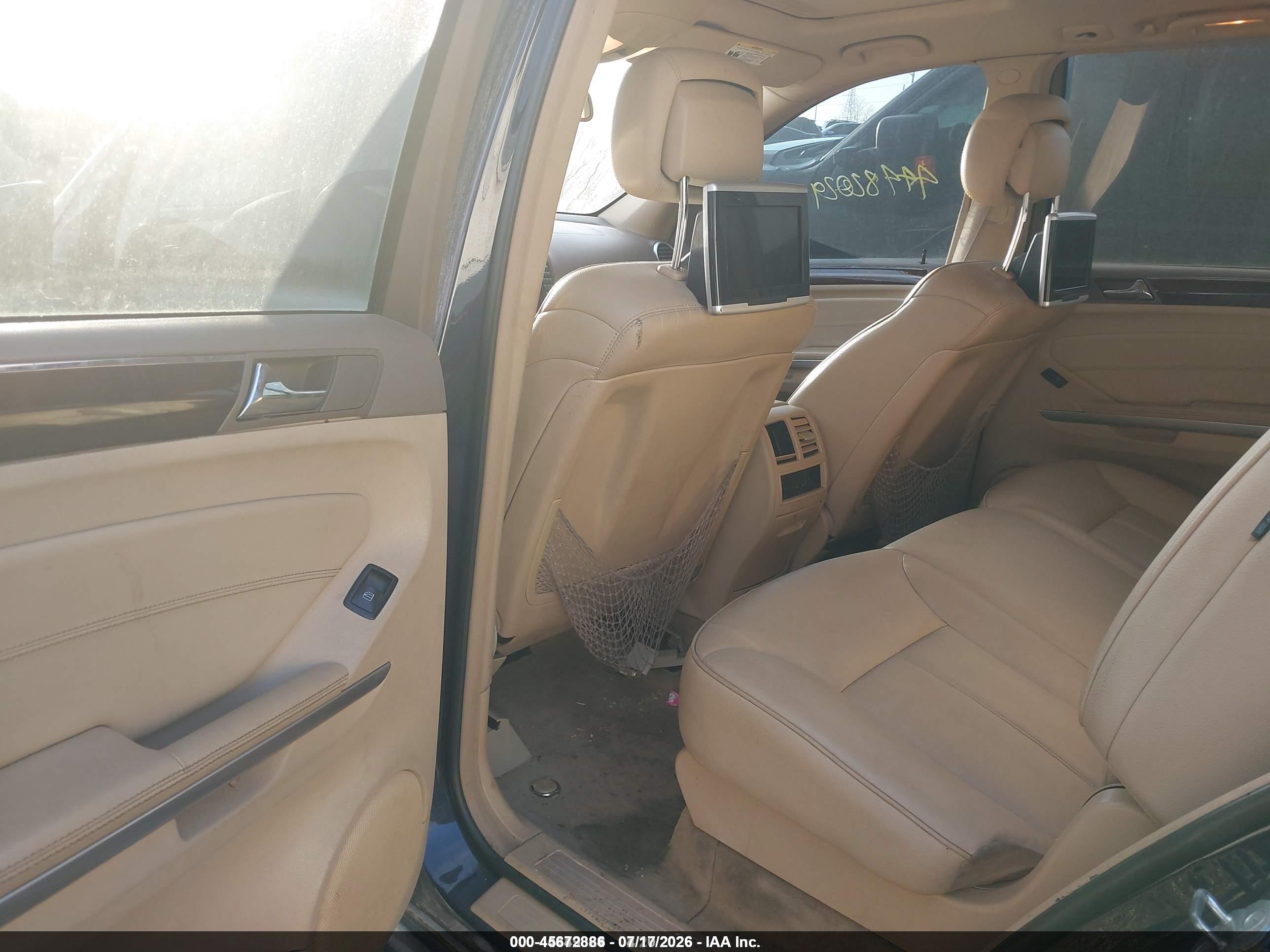 2012 MERCEDES-BENZ GL 450 GL450 4-MATIC