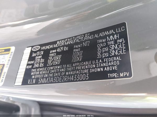 2024 HYUNDAI TUCSON SE
