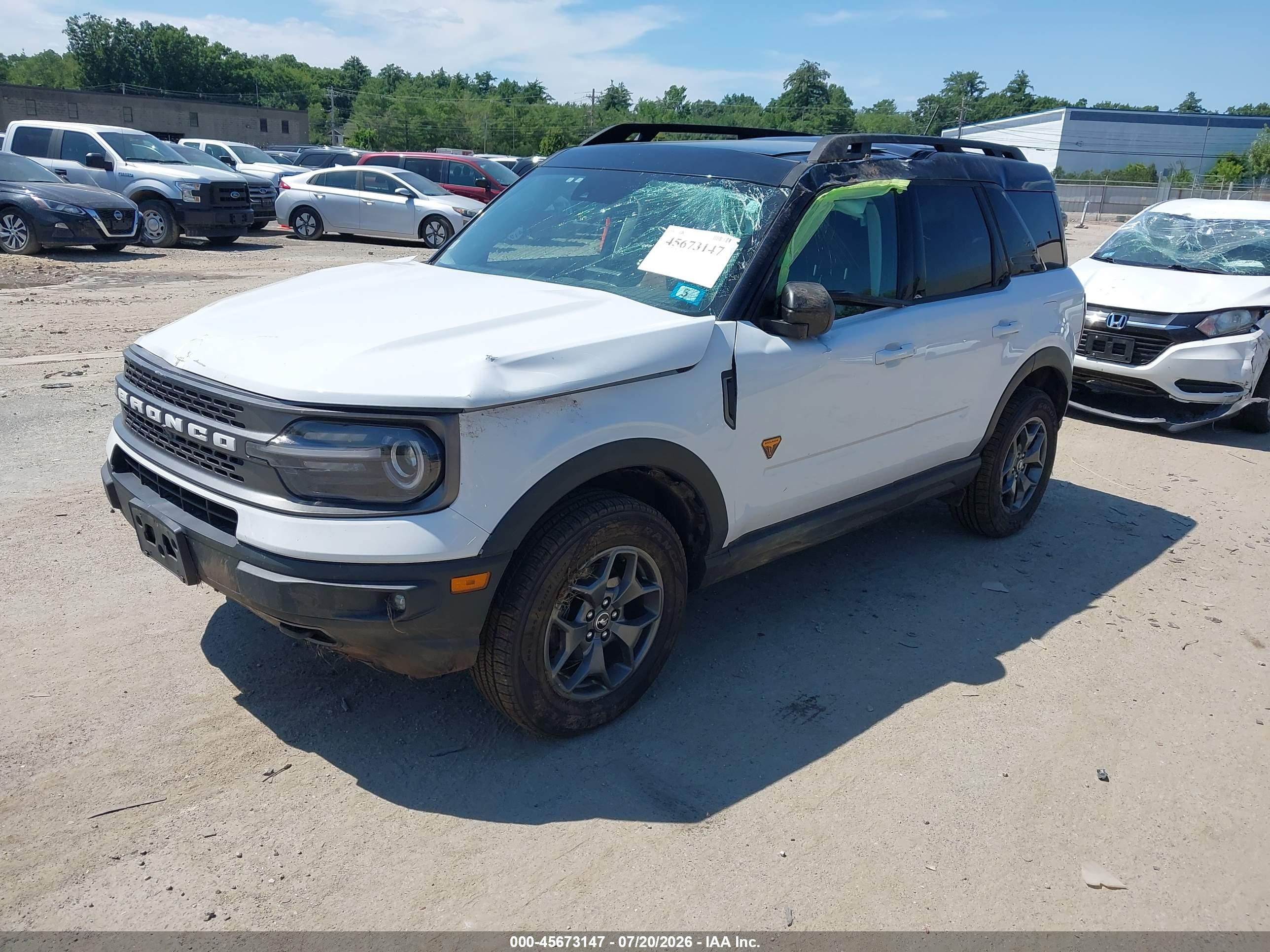 2021 FORD BRONCO SPORT BADLANDS — I2