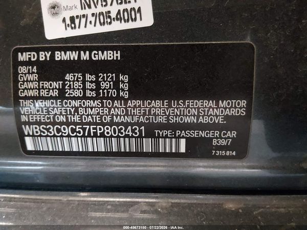 2015 BMW M3