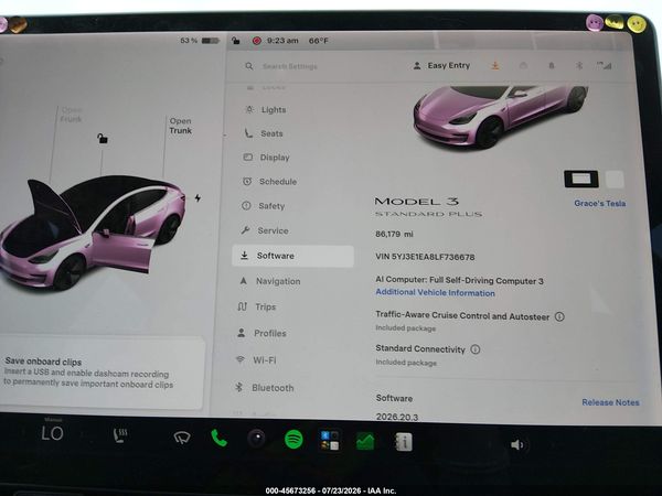 2020 TESLA MODEL 3