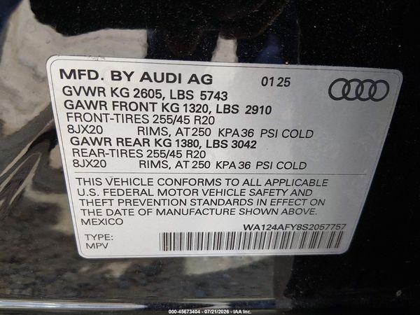 2025 AUDI SQ5 SPORTBACK