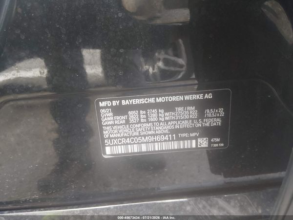 2021 BMW X5 SDRIVE40I