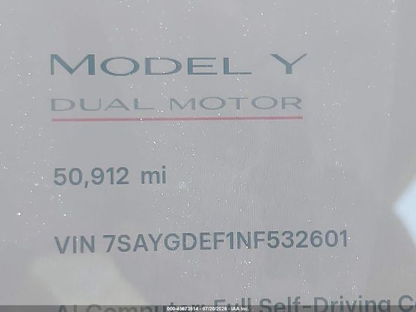2022 TESLA MODEL Y