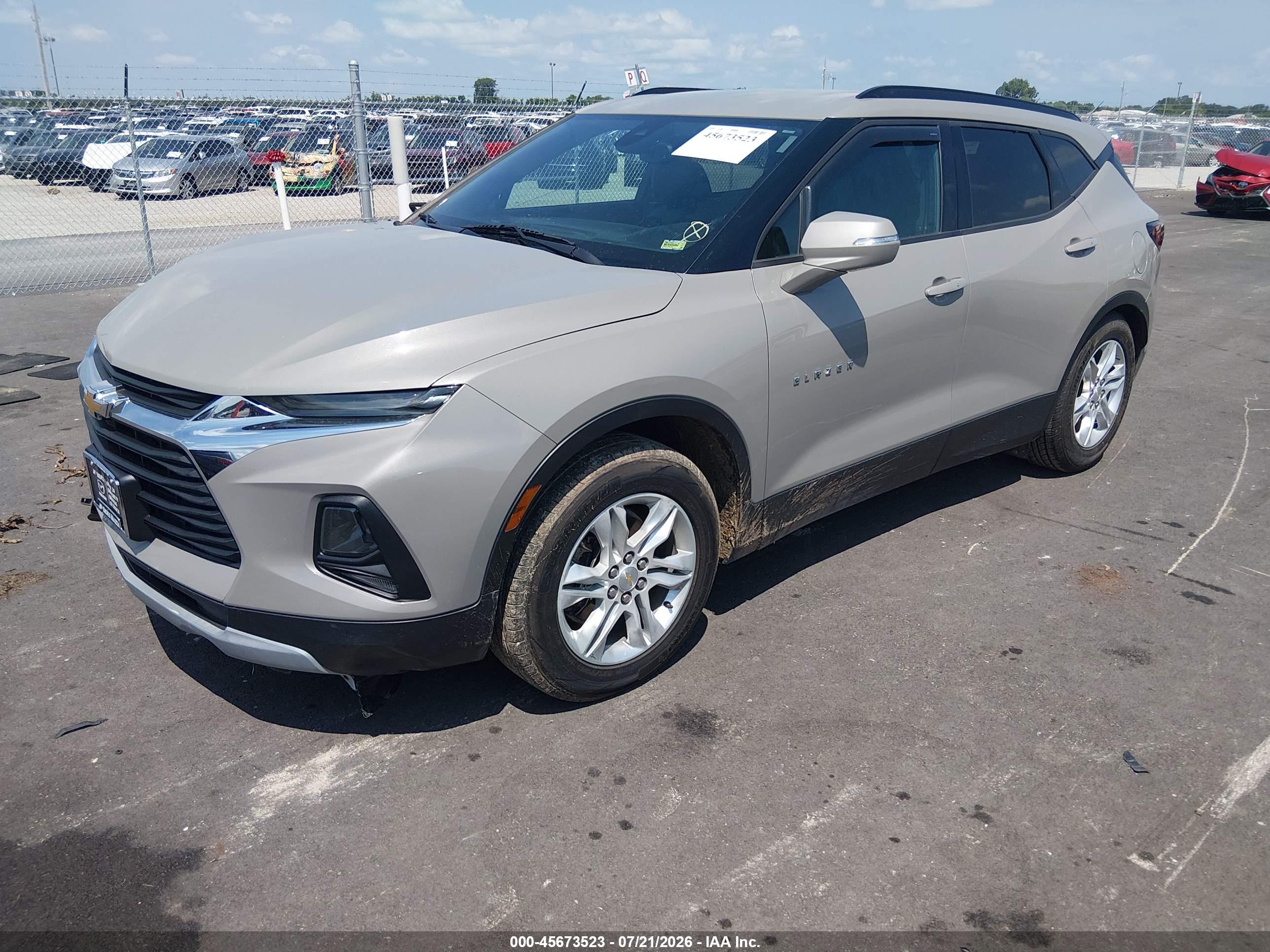 2021 CHEVROLET BLAZER FWD 3LT — I2
