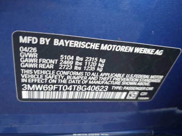 2026 BMW M340I XDRIVE NA