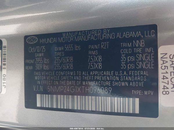 2026 HYUNDAI SANTA FE HYBRID SEL