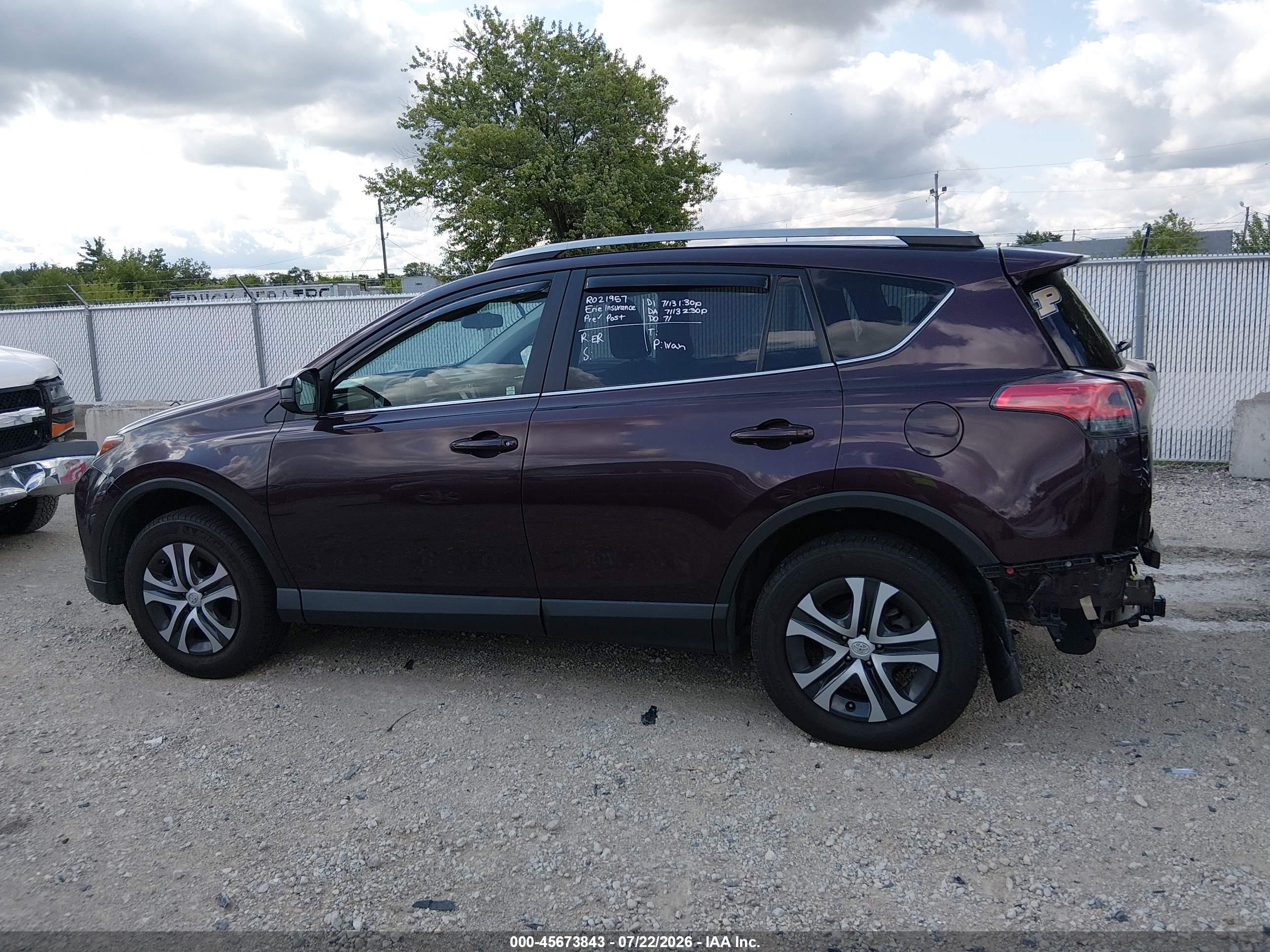 2017 TOYOTA RAV4 LE