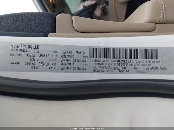 2018 JEEP GRAND CHEROKEE LAREDO E 4X2
