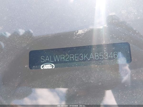 2019 LAND ROVER RANGE ROVER SPORT SUPERCHARGED DYNAMIC