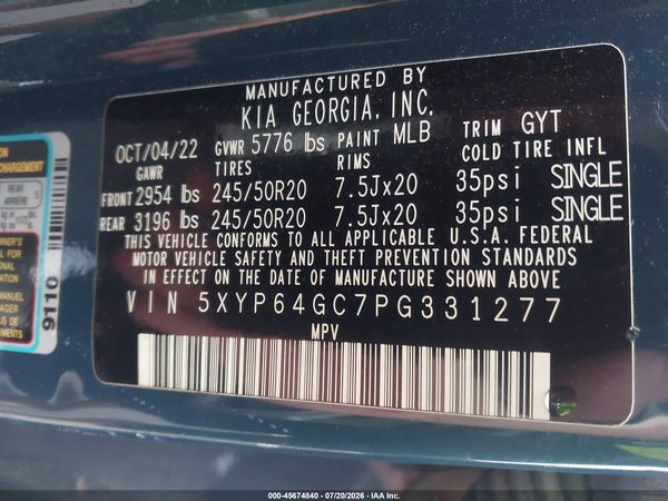 2023 KIA TELLURIDE S
