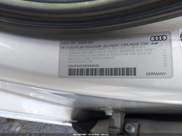 2014 AUDI A6 3.0T PREMIUM PLUS