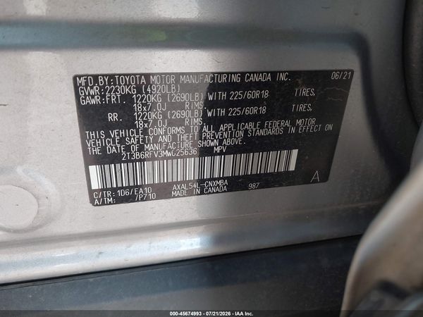 2021 TOYOTA RAV4 HYBRID XLE PREMIUM
